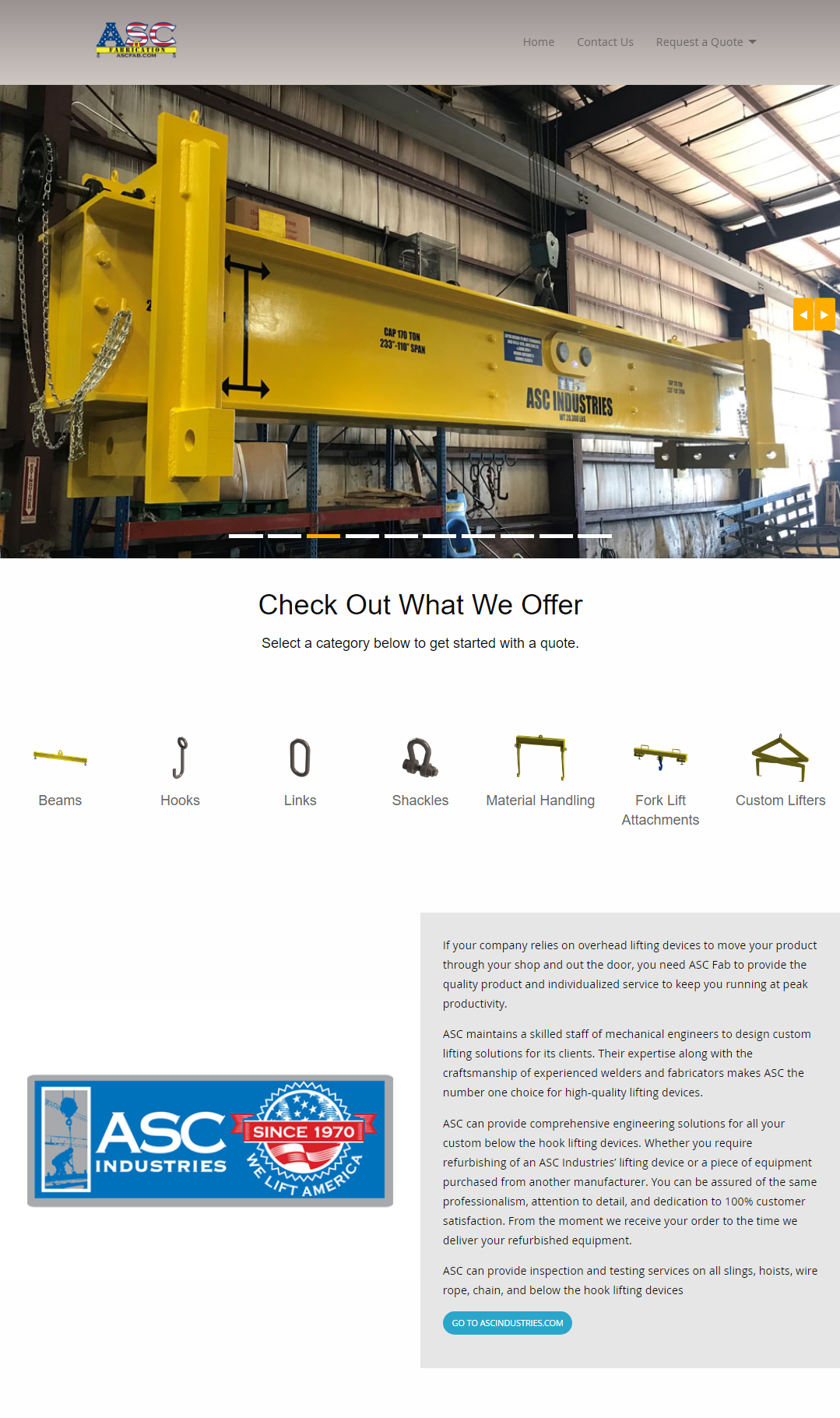 ASC Fabrication - Drupal Build