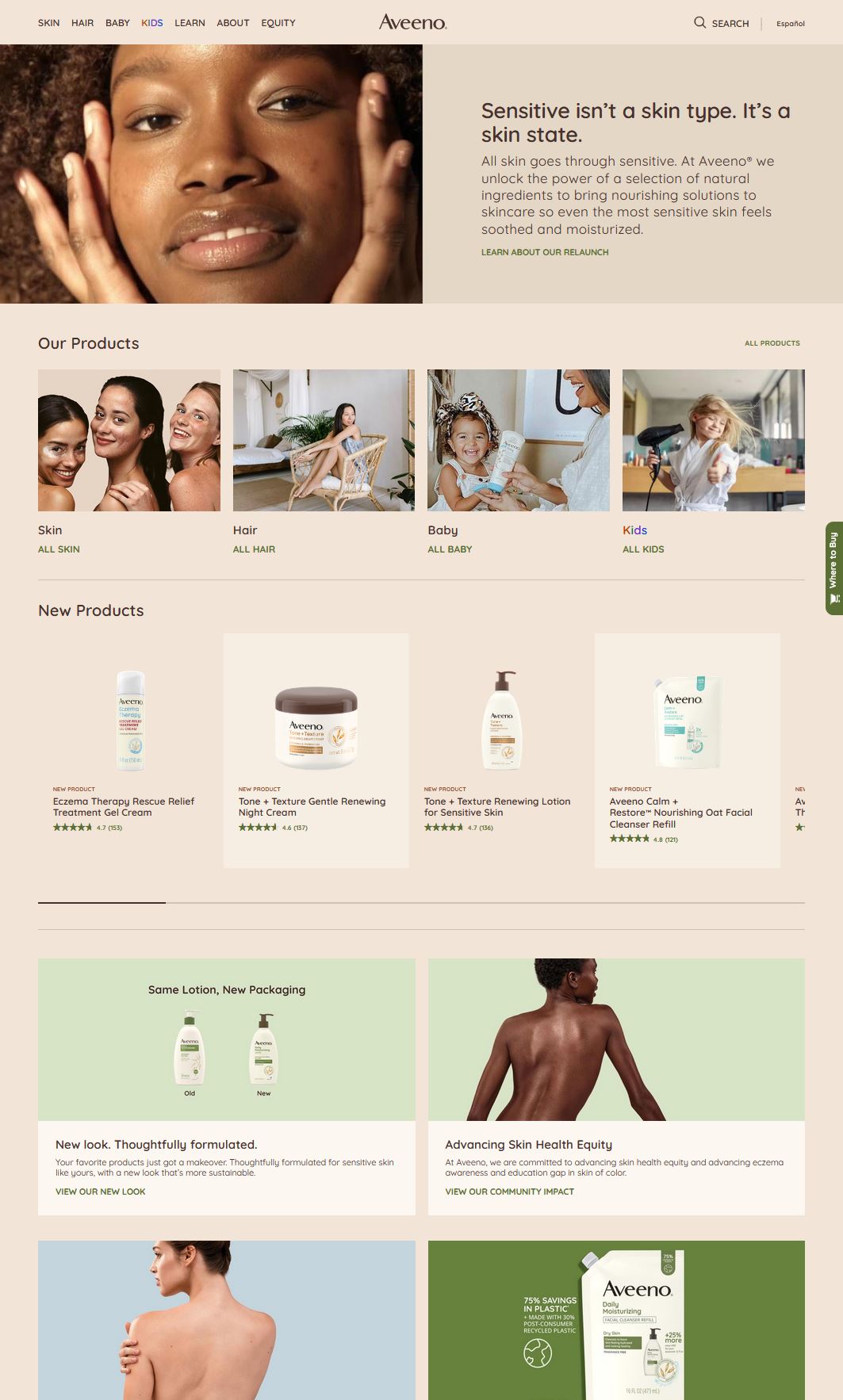 Aveeno® - Drupal Build