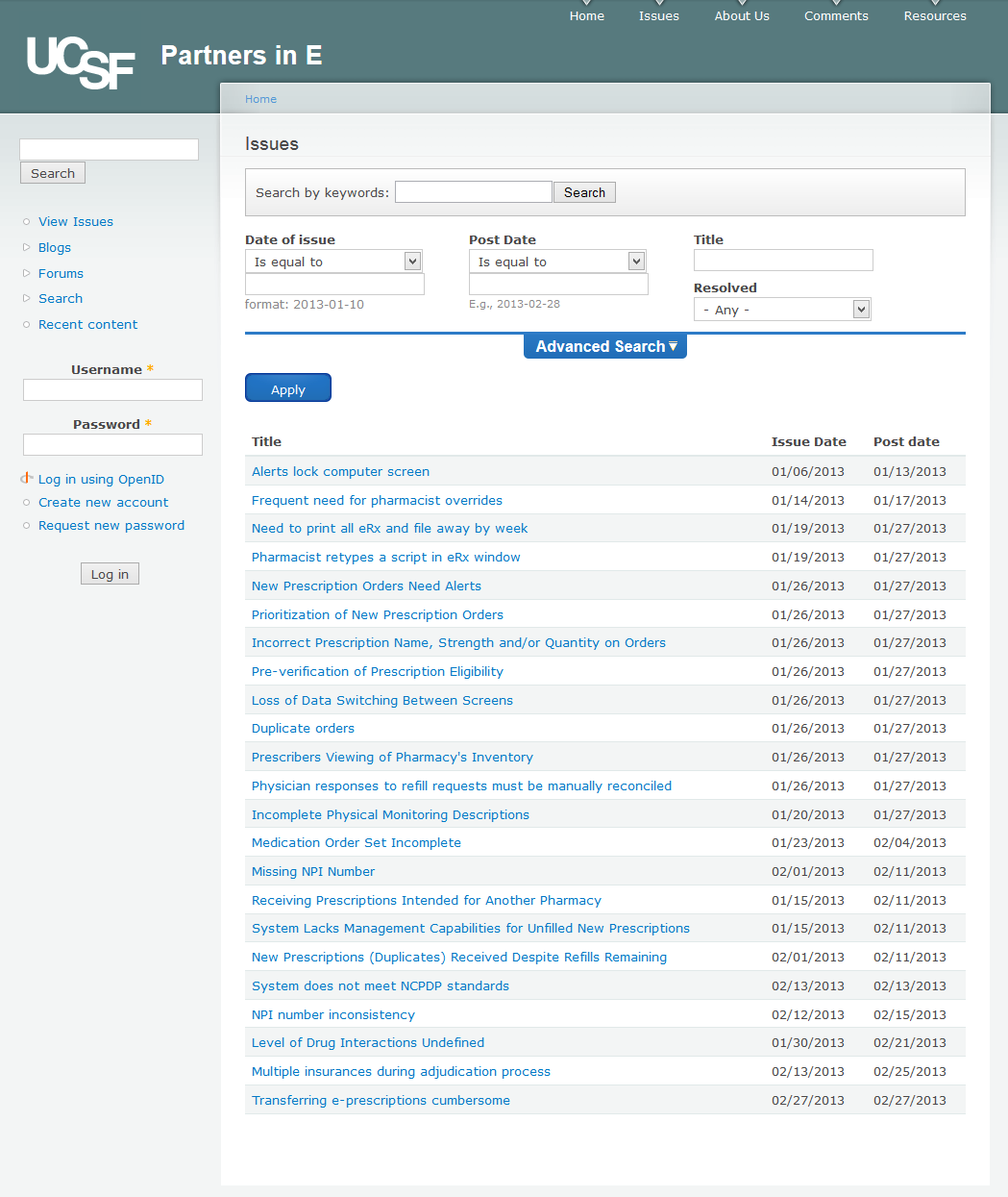 Partners in e-Prescribing