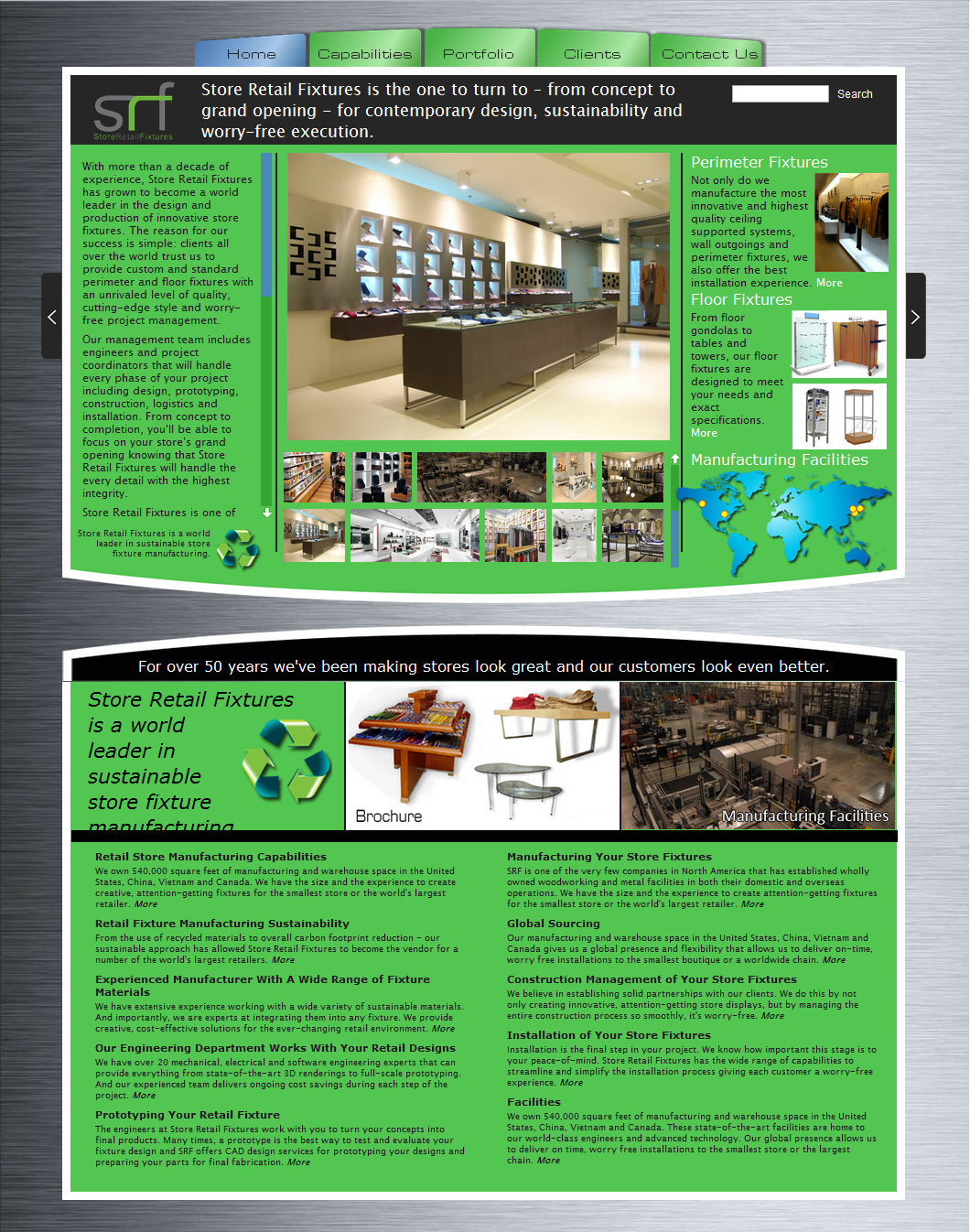 Retail Store Fixtures - Drupal Build