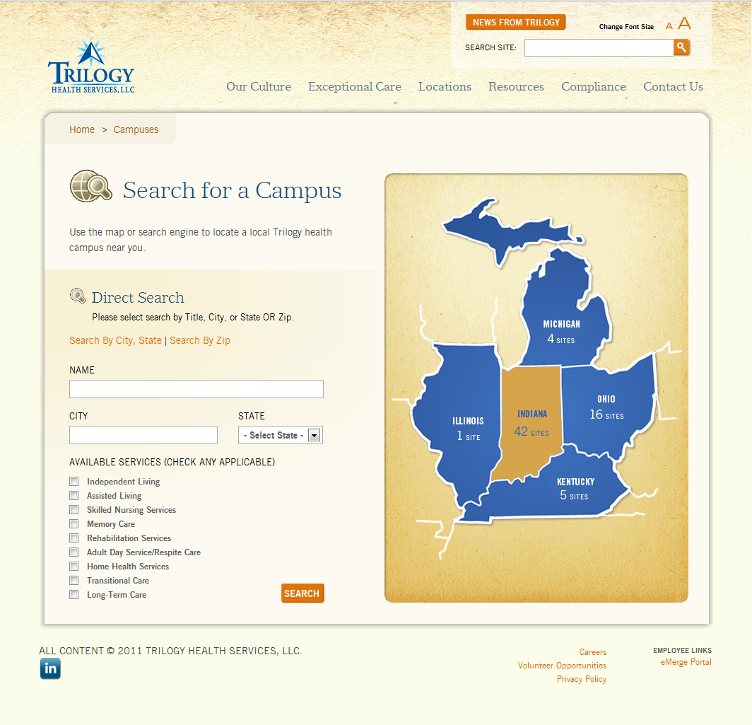 Healthcare Sevices - Drupal Build