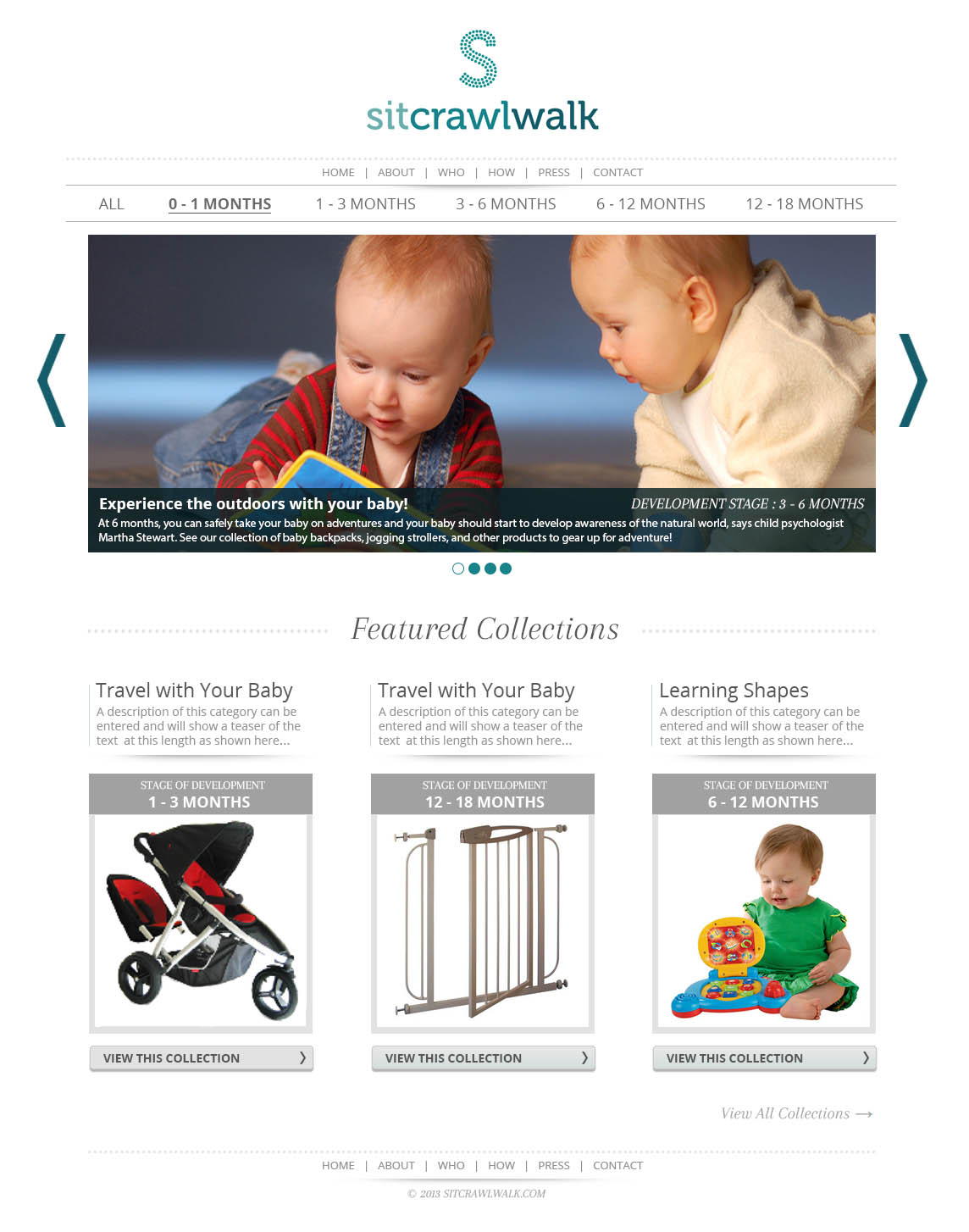 Sit Crawl Walk - Drupal Build