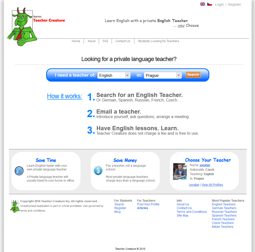 Private Language Lessons - Drupal Build